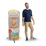 Balotera y huracan inflable