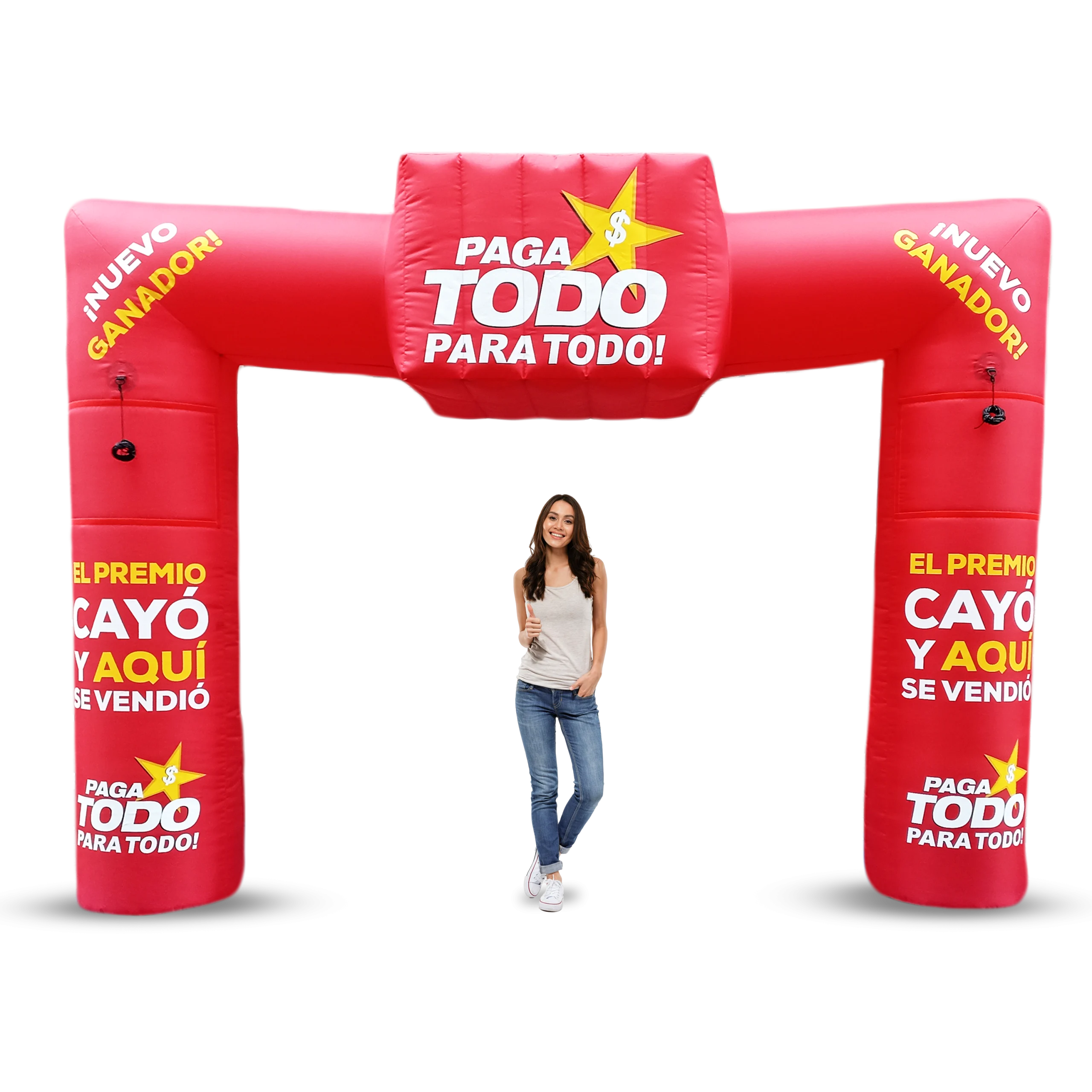 arco inflable para activacion de marcas