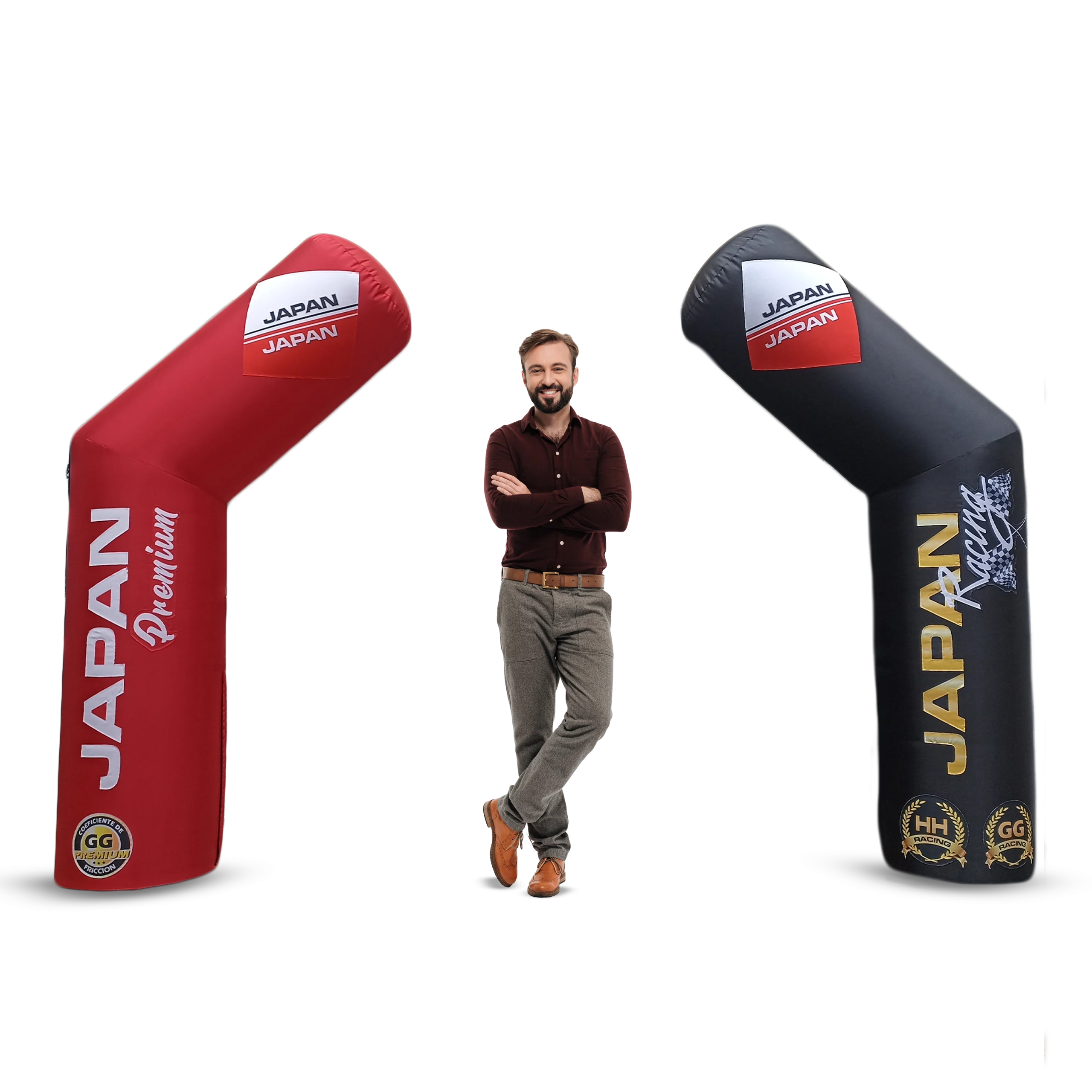 semi arco inflable