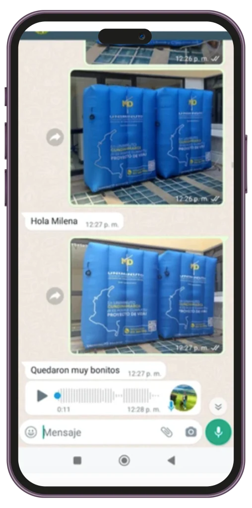 Colchones inflables cliente