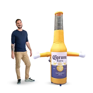 botella inflable corona
